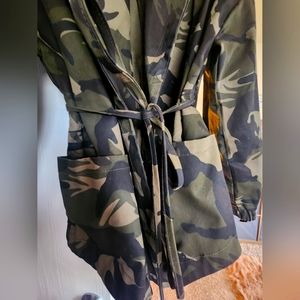 Army style military jacket